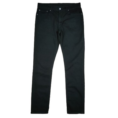 LEVI'S 511 Spodnie Jeans Czarne Męskie r. 33/34