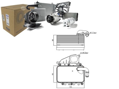 RADUADOR ACEITES AUDI A4 ALLROAD B8 A4 B8 A5 A6 ALLROAD C7 A6 C7 A7 A8  