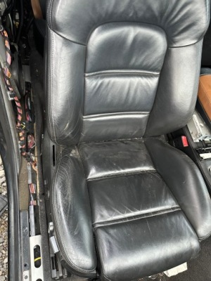 A8 d3 сиденья кожа czarna sport audi комплект фото №1