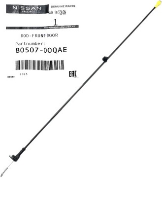 Трос ручка замка двері renault trafic ii opel vivaro a primastar oryg! фото №1