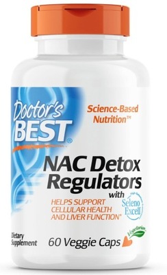 DOCTORS BEST NAC Detox Regulators 60 kapsułek