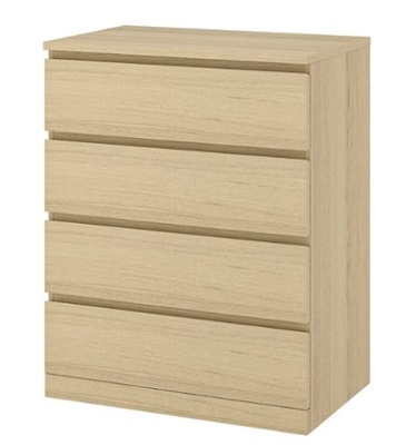 IKEA MALM komoda 4 szuflady