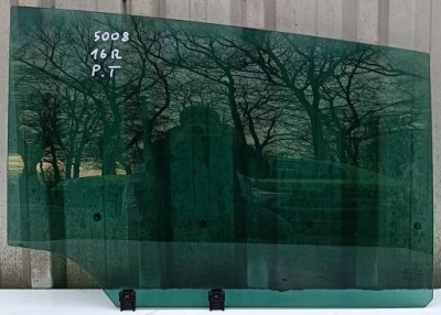 Peugeot 5008 lift 16 r скло бічна двері права задня фото №1