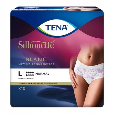 TENA Silhouette Normal Blanc L 10 szt