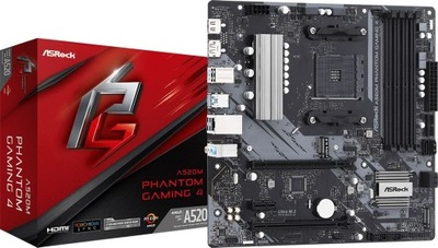 Płyta główna ASRock A520M PHANTOM GAMING 4