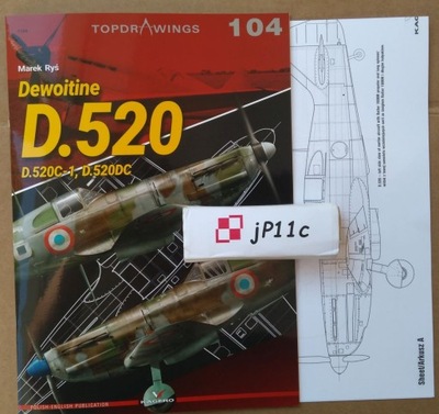 Dewoitine D.520 - Kagero Topdrawings