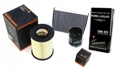 Масло 5l 5w30 3x фильтры ford focus ii c-max 1.8 2.0 фото №1