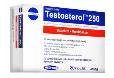 MEGABOL TESTOSTEROL 30kaps. - PODNIEŚ TESTOSTERON!