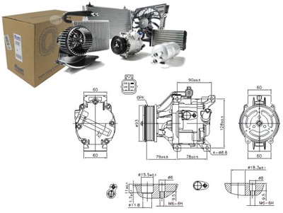 Компрессор кондиционера toyota corolla corolla vers фото №1