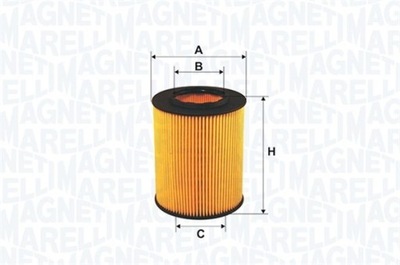 MAGNETI MARELLI 152071758833 ФІЛЬТР МАСЛА (ВКЛАД)