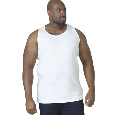 Duża koszulka bokserka Duke D555 Fabio WH 4XL