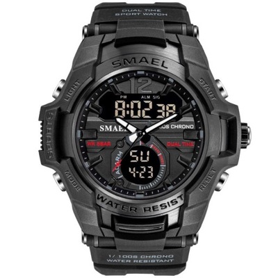 Czarny styl Smael Men Watches Sport Sport Super Co