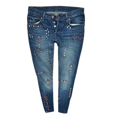 LEVIS 501 Spodnie Jeansowe Damskie Jeansy W27