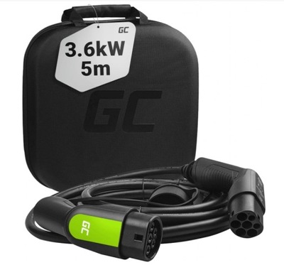 Kabel Green Cell GC Type 2 do ładowania samochodów elektrycznych EV PHEV