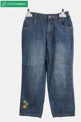 COCCODRILLO spodnie jeansowe długie bawełna