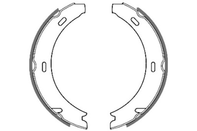 TOMEX BRAKES APKABOS STABDŽIŲ KOMPLEKTAS MERCEDES W124.W201.W202.W210 