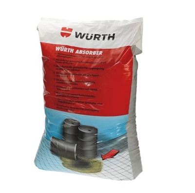 WURTH Granulat wiążący olej Universal absorber17KG