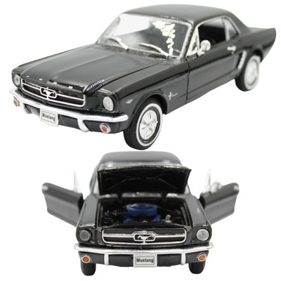 Ford Mustang Coupe 1964 SAMOCHÓD METALOWY WELLY 1:24