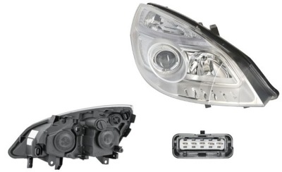 Фара лампа правий renault scenic 06-09 hella фото №1