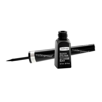 Isadora Glossy Eyeliner Waterproof 40 Chrome Black