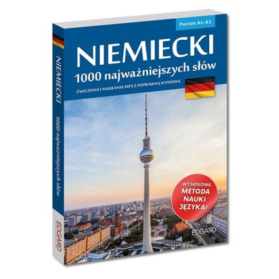 Książka z mp3 Niemiecki 1000 słów nauka
