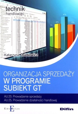 ORG.SPRZEDAŻY Z WYKORZYSTANIEM PROGRAMU SUBIEKT GT