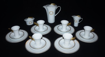 Rosenthal Versace Médaillon méandre d'or serwis2