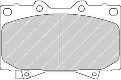 Ferodo тормозные колодки тормозные lexus gx lx toyota land cr фото №1