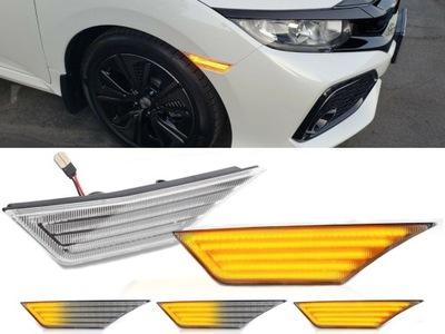 LEMPUTĖS LED POSŪKIŲ RODIKLIAI HONDA CIVIC X 2015-22 CIVIC LX CIVIC LX-P 16-22 