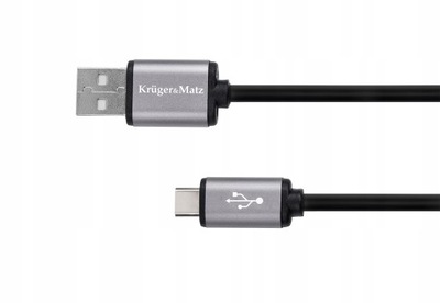 Kabel USB - USB typu C 1.8m KrugerMatz Basic