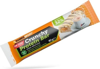NAMEDSPORT batony Crunchy Protein Bar smak cappuccino 24x40 g