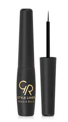 GOLDEN ROSE CZARNY METALICZNY EYELINER METALLIC