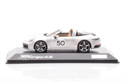 Porsche 911 992 Targa 4S GT Silver Spark 1/43