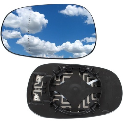 Вкладиш скло дзеркало з підігрівом лівий do renault thalia фото №1