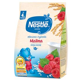 NESTLE KASZKA MLECZNO-RYŻOWA MALINA PO 4 MIESIĄCU