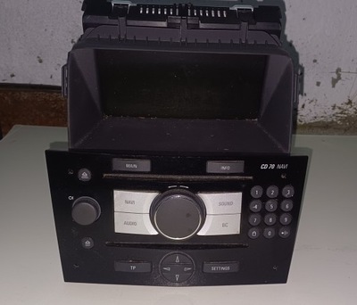 Радио cd70 navi + дисплей opel zafira b lift фото №1