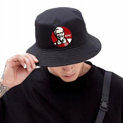 KAPELUSZ Bucket HAT Czarny KFC 01