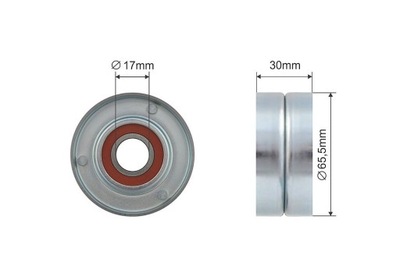 ROLLO TENSOR CORREA PK MITSUBISHI CARISMA, SPACE STAR, NISSAN INTE  