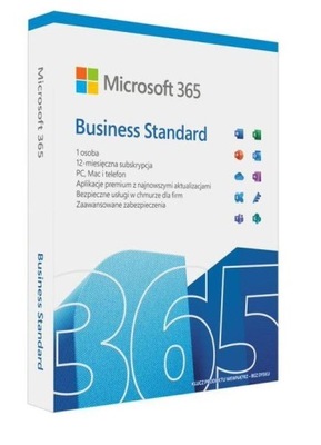 Microsoft 365 Business Standard 1 PC / 12 miesięcy BOX