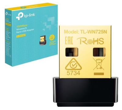 TP-LINK TP-WN725N karta sieciowa bezprzewodowa WIFI USB 150Mbs 2.4 GHz