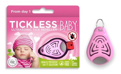 TickLess Baby dla dzieci ultradźwiękowy odstraszacz kleszczy