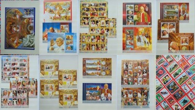 Papież Jan Paweł II kolekcja znaczków [A]