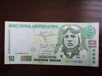 Banknot 10 soles Peru