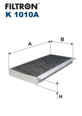 Фильтр салонный ford fiesta ka puma 91- filtron k 1010a фото №1