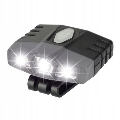 Projektor LED COB Latarka USB Akumulator Klip na
