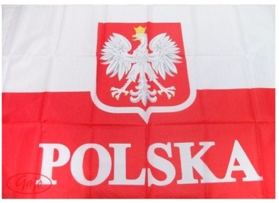 Flaga POLSKA duża 115x70 cm biało-czerwona Kibic Reprezentacja POL-016