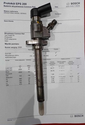 NOZZLE 2.0 HDI TDCI 9657144580 CLASS WARRANTY VERIFIED  