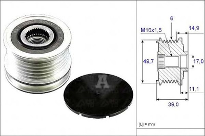 INA WHEEL PULLEY ELECTRIC GENERATOR DB INA - milautoparts-fr.ukrlive.com