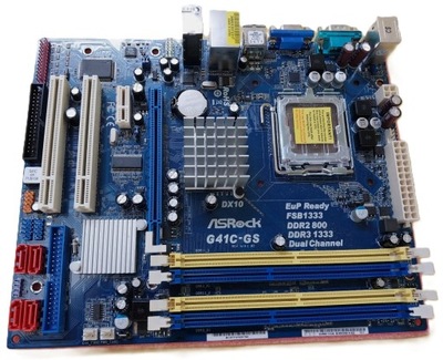 Płyta Główna ASrock G41C-GS Intel Core LGA775 DDR2 / DDR3 BOX Gwarancja