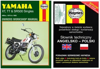 YAMAHA XT TT SR500 (1975-1983) instrukcja napraw Haynes +GRATIS 24h